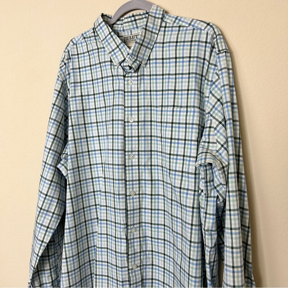 Duluth Trading long sleeve plaid button down size 2XL/Tall - Picture 2 of 7